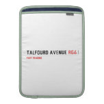 Talfourd avenue  MacBook Air sleeves
