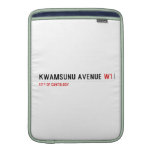 KwaMsunu Avenue  MacBook Air sleeves