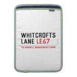whitcrofts  lane  MacBook Air sleeves