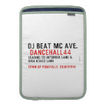 Dj Beat MC Ave.   MacBook Air sleeves