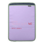 I Love MONiCA.SY  MacBook Air sleeves