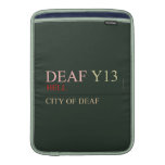 deaf  MacBook Air sleeves