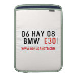 06 HAY 08  BMW   MacBook Air sleeves