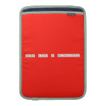 Think like a scientist  MacBook Air sleeves