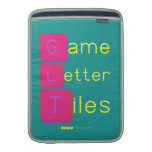 Game
 Letter
 Tiles  MacBook Air sleeves