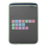 Periodic
 Table
 Writer  MacBook Air sleeves