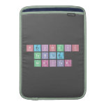 Periodic
 Table
 Writer  MacBook Air sleeves