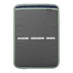 Happy Birthday Zoie  MacBook Air sleeves