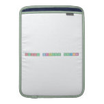 HAPPY BIRTHDAY ADELINE  MacBook Air sleeves
