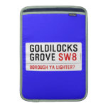 GOLDILOCKS GROVE  MacBook Air sleeves