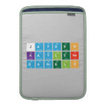 Jayden 
 Kaylene
 Daniels  MacBook Air sleeves