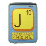 J
 JENNIFER'S
 PHONE  MacBook Air sleeves