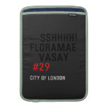 ---sshhhh! FLORAMAE    VASAY   MacBook Air sleeves