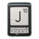 J
 JENNIFER'S
 PHONE  MacBook Air sleeves