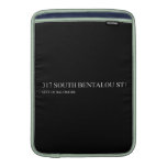 317 south bentalou st    MacBook Air sleeves