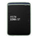 115TH Goma St  MacBook Air sleeves