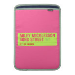 miley micklesson bond street  MacBook Air sleeves