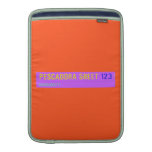 pescadora sreet  MacBook Air sleeves