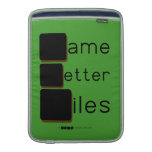 Game
 Letter
 Tiles  MacBook Air sleeves