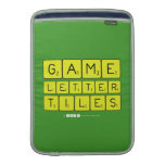 Game
 Letter
 Tiles  MacBook Air sleeves