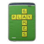       G
 PLAY
       M
       E
       S  MacBook Air sleeves