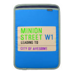 Minion Street  MacBook Air sleeves