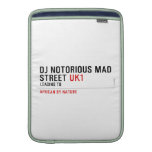 Dj notorious mad Street  MacBook Air sleeves