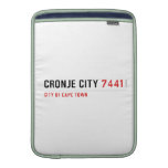 Cronje City  MacBook Air sleeves