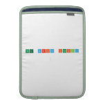 The Script Family 
 
   MacBook Air sleeves