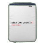 brick lane curries  MacBook Air sleeves