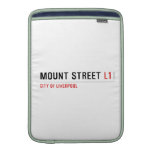Mount Street  MacBook Air sleeves