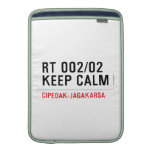 RT 002/02 KEEP CALM  MacBook Air sleeves