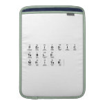 Periodic Table Writer  MacBook Air sleeves
