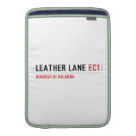 Leather Lane  MacBook Air sleeves