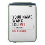 Your Name WAKX LOU  MacBook Air sleeves