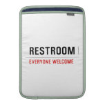 Restroom  MacBook Air sleeves