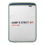 gabby's street  MacBook Air sleeves