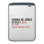 Donna M Jones STREET  MacBook Air sleeves