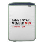 Jamzz Syarif Member  MacBook Air sleeves