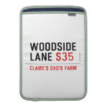 Woodside Lane  MacBook Air sleeves