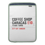 Coffee shop Caracas  MacBook Air sleeves