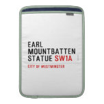 earl mountbatten statue  MacBook Air sleeves