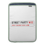 Street Party  MacBook Air sleeves
