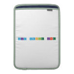 Feliz cumple Linet   MacBook Air sleeves