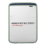 Kgauza Key Gee Street  MacBook Air sleeves