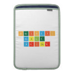 Periodic
 Table
 Writer  MacBook Air sleeves