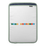 Green Chemistry  MacBook Air sleeves
