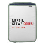 MERT B. SFTWR  MacBook Air sleeves