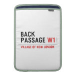 Back Passage  MacBook Air sleeves