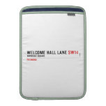 welcome hall lane  MacBook Air sleeves